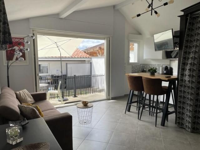 Charmant Studio Pouvant Accueillir 4 Personnes Anglet Exterior foto