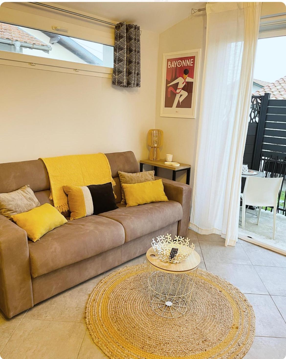 Charmant Studio Pouvant Accueillir 4 Personnes Anglet Exterior foto
